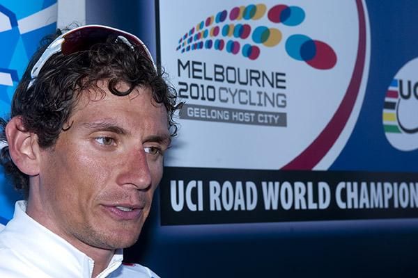 Filippo Pozzato from Italy is hoping to repeat the win in Geelong on Sunday when the 2010 Men's World Road Race Championship hits the streets.