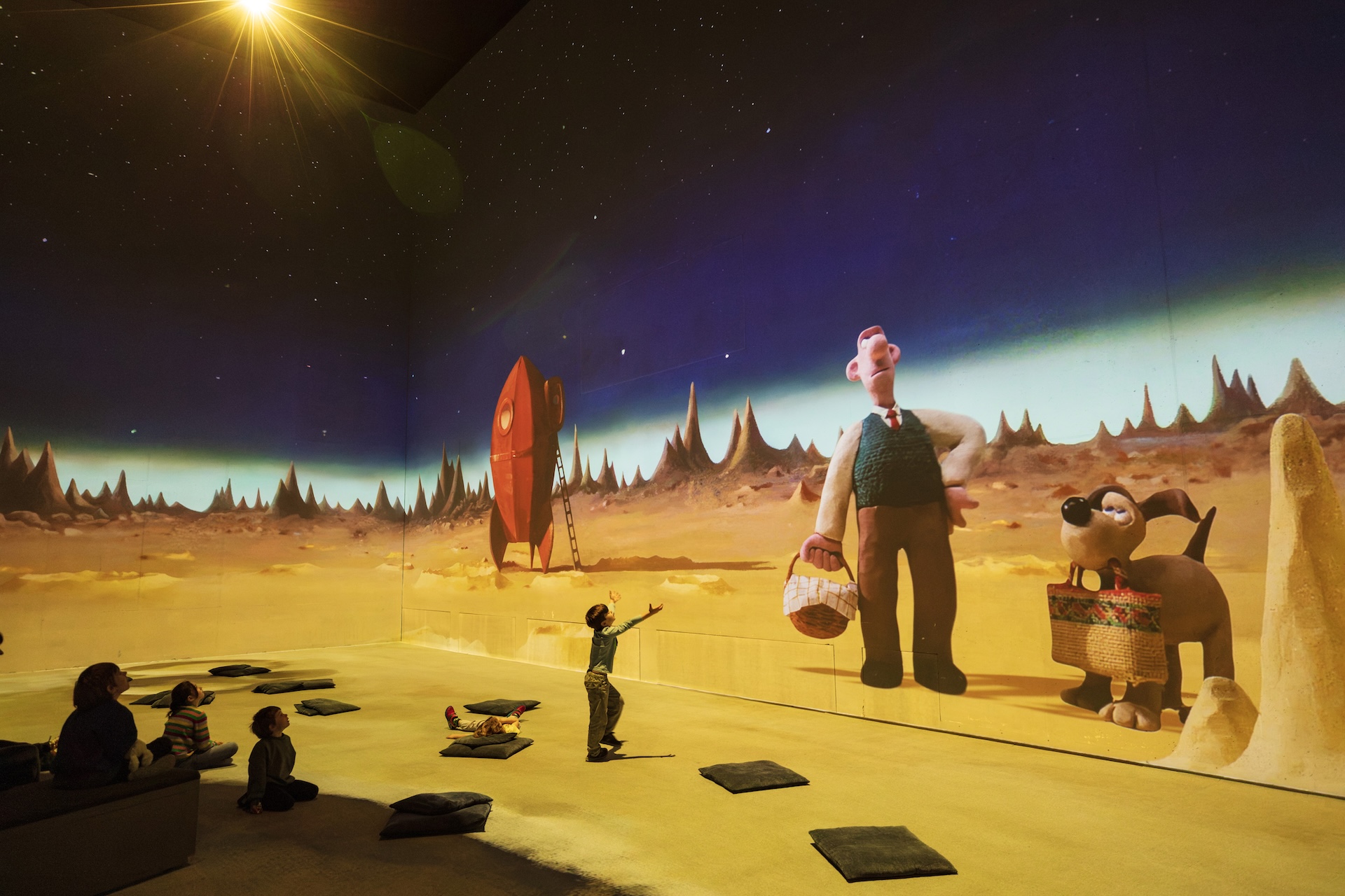 Aardman Lightroom exhibition