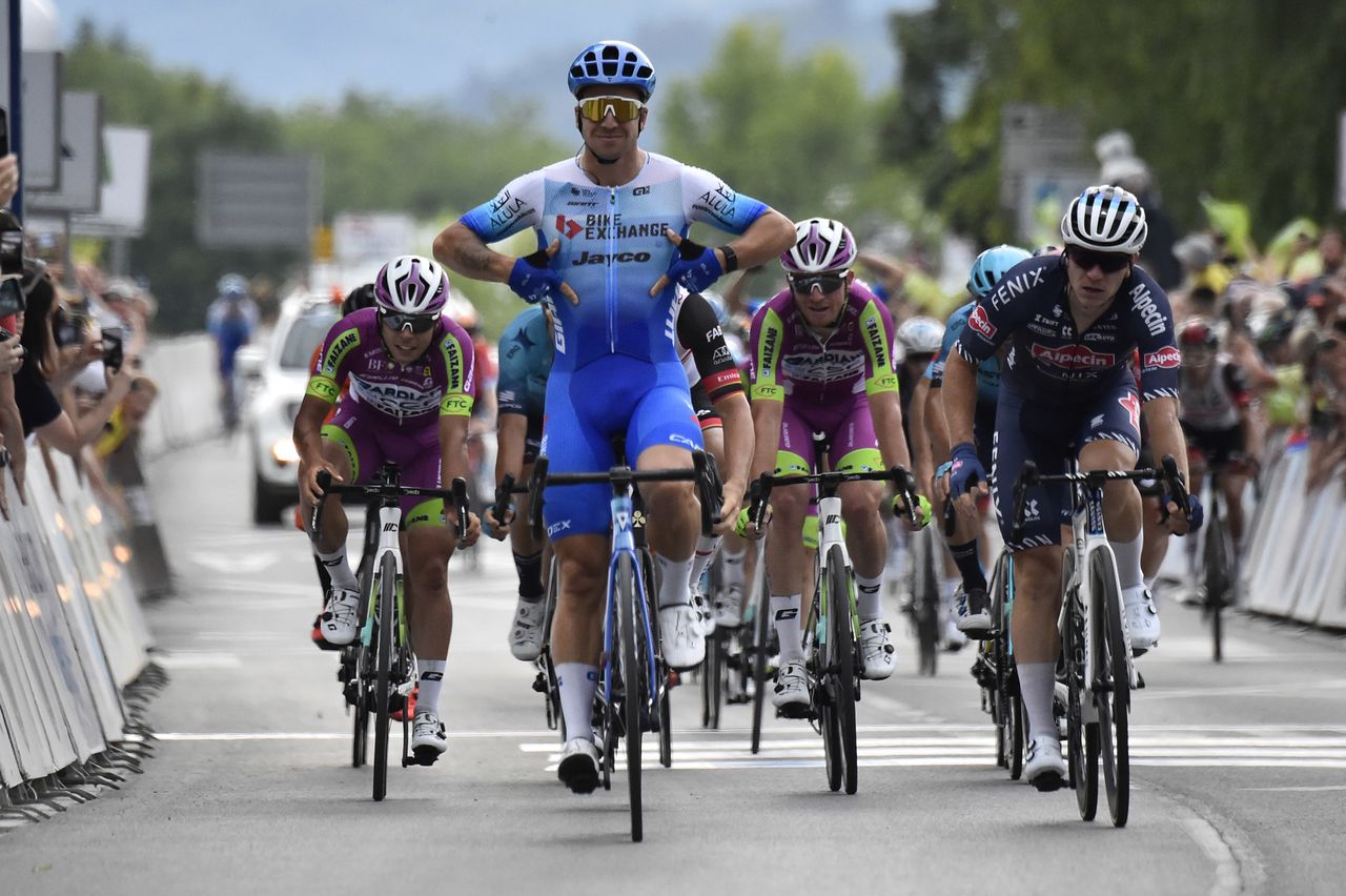 Dylan Groenwegen (BikeExchange-Jayco) won stage 2 of the Tour of Slovenia