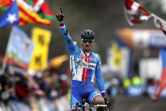 Zdenek Stybar (Czech Republic) wins the world title