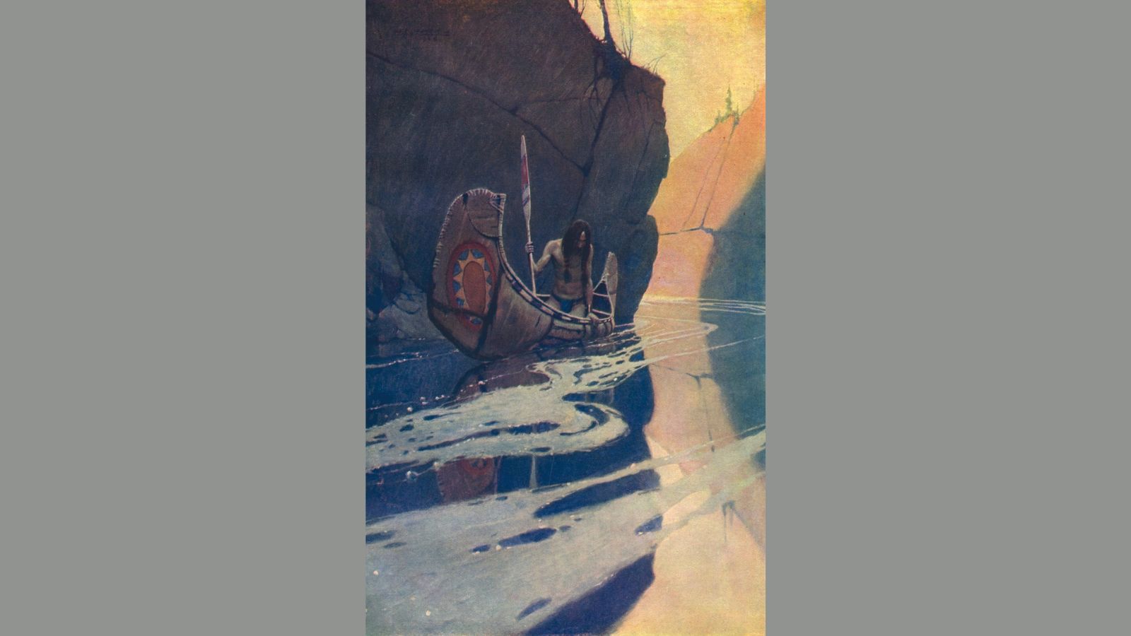 Classic painting by NC Wyeth using Procreate, by artist Gavin O’Donnell