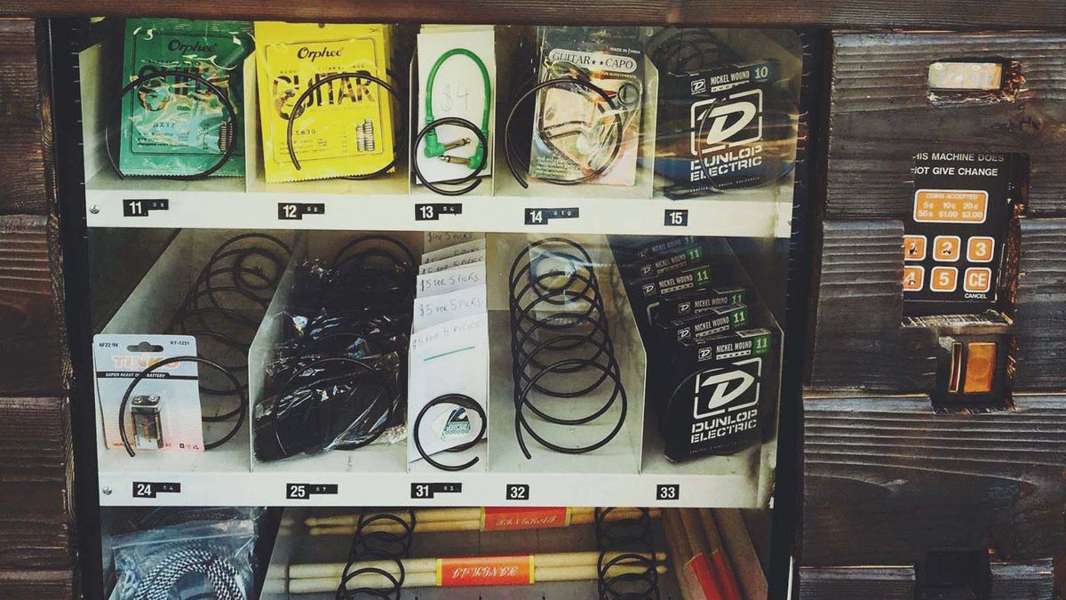 This guitar vending machine serves accessories 24 hours a day MusicRadar