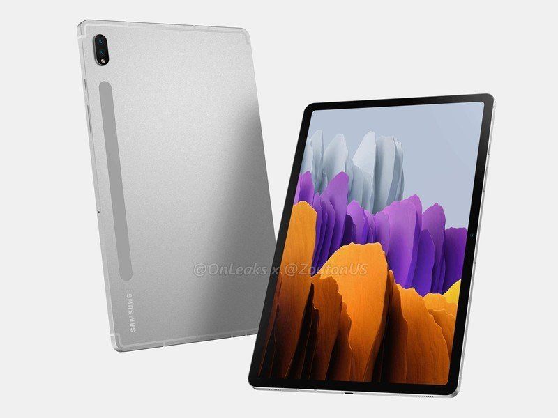 Galaxy Tab S8 Leak Render