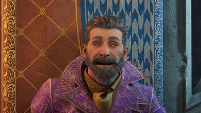 A screenshot of Lord Sheogorath in The Elder Scrolls 4: Oblivion Remastered.