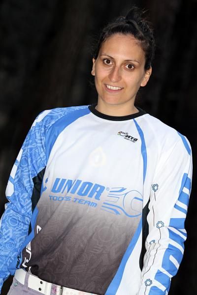 Greek downhill champion Maria Michalogianniaki in the new Unior Tools team jersey