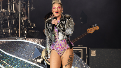 P!NK performs at BST Hyde Park Festival 2023 at Hyde Park on June 24, 2023 in London, England.