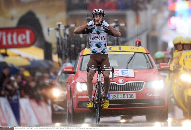 Blel Kadri (AG2R-La Mondiale) wins his first Tour de France stage