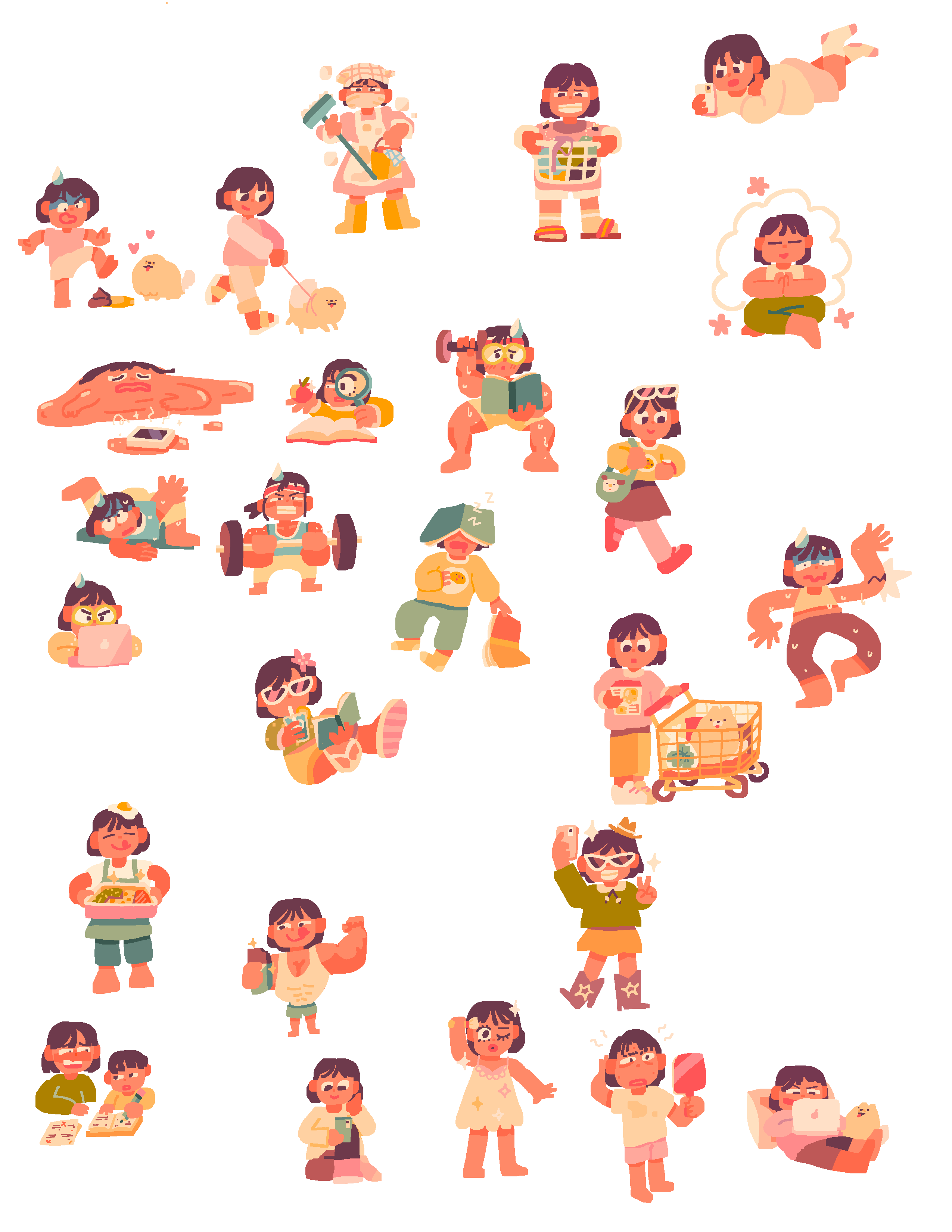 Consume Me; character art for a video game