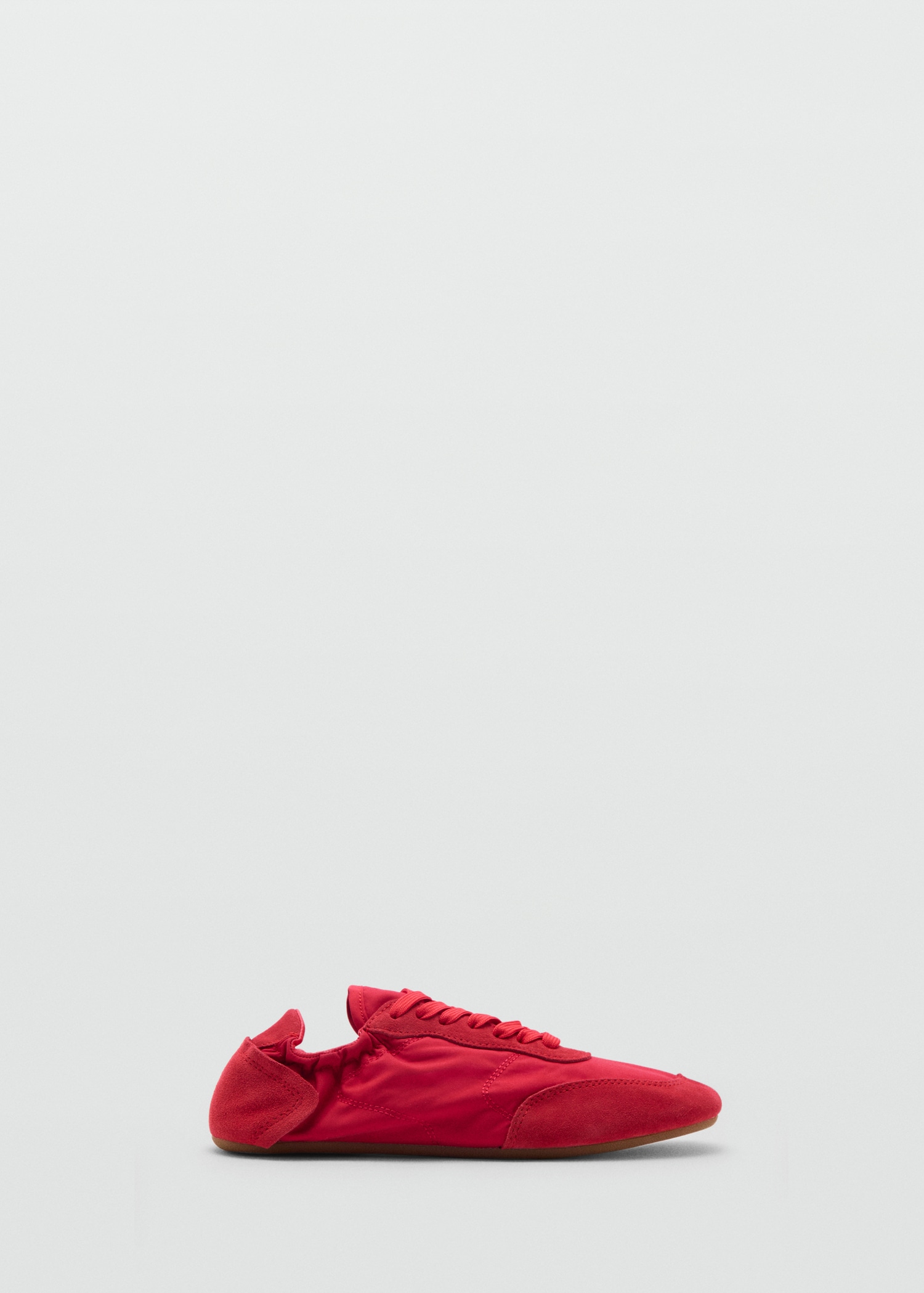 Lace-Up Leather Sneakers - Women | Mango United Kingdom