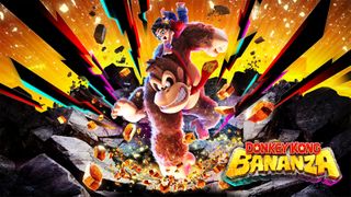Donkey Kong Bananza key art.