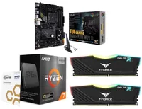 AMD Ryzen 7 5800X3D, 16GB DDR4-3200, Asus TUF Gaming B550-Plus Wifi II AMD Ryzen 7 5800X3D, 16GB DDR4-3200, Asus TUF Gaming B550-Plus Wifi II
