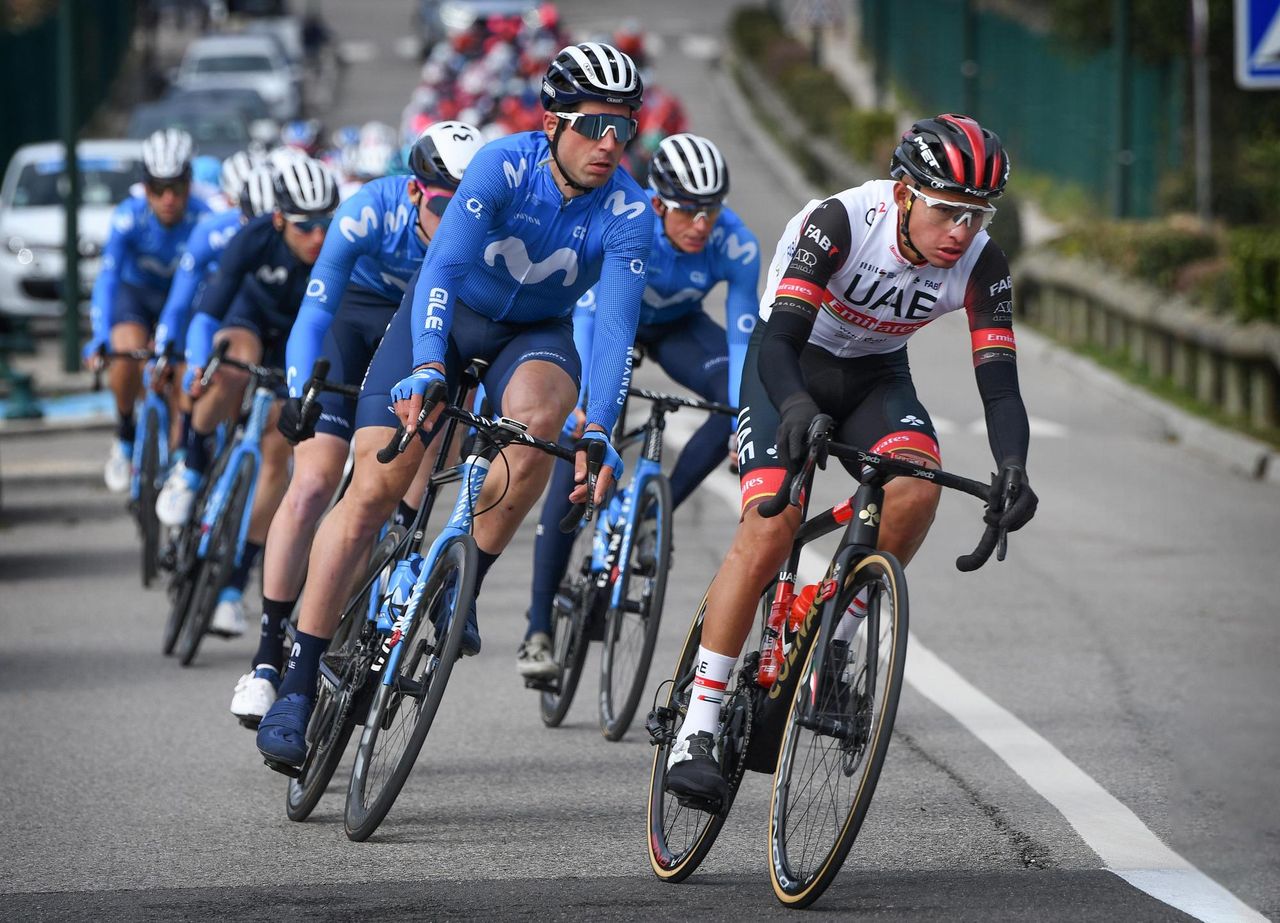 Tour de la Provence 2021 6th Edition 3rd stage AIstres Mont VentouxChalet Reynard 1539 km 13022021 Movistar Team Andres Camilo Ardila Ordonez COL UAE Team Emirates photo William Cannarella CVBettiniPhoto2021