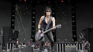 Joan Jett and The Blackhearts onstage on June 16, 2022 in Atlanta, Georgia