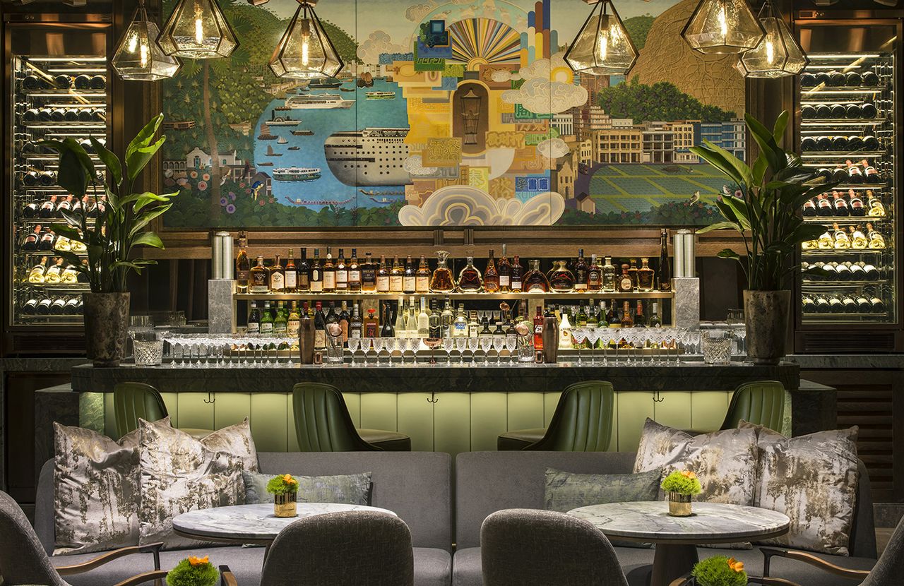 St. Regis, Bar Mural, Hong Kong, 2019