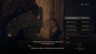 Dragon's Dogma 2 - Talking to a barberie