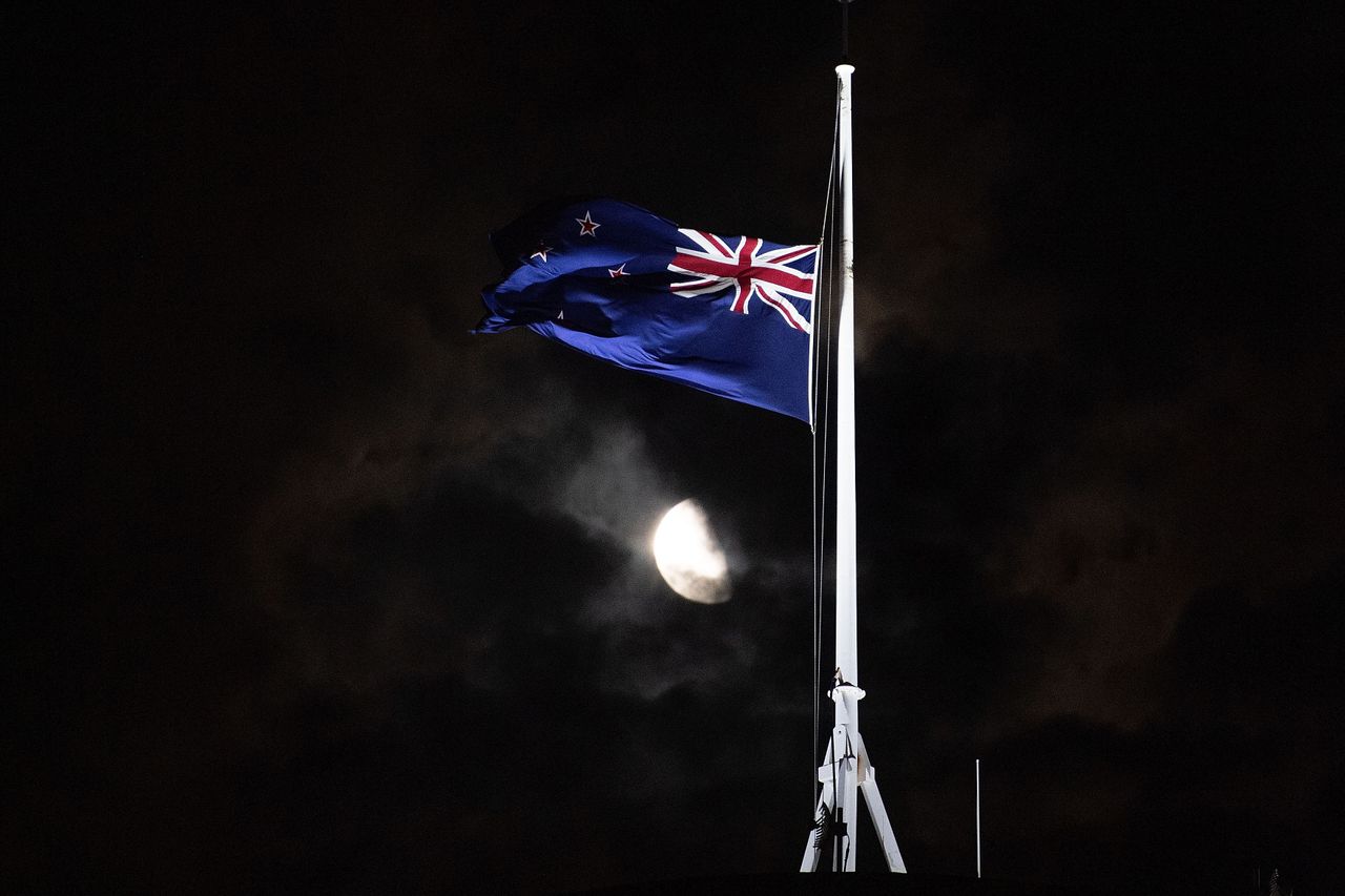 The New Zealand flag 