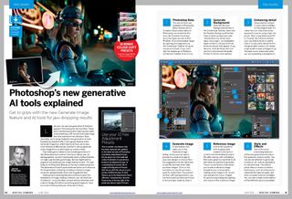 Tool School editing tutorial, about generative AI in Photoshop 2024, in the June 2024 issue of Digital Camera magazine