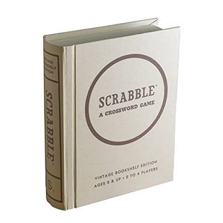 Ws Game Company Scrabble Vintage Bookshelf Edition