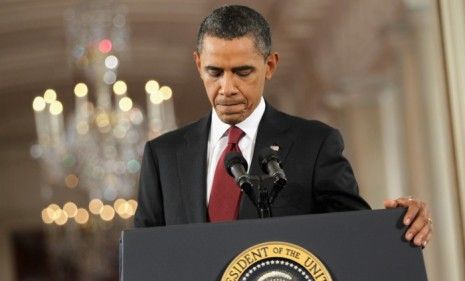 The GOP landslide &amp;quot;feels bad,&amp;quot; Obama said during a press conference Wednesday.