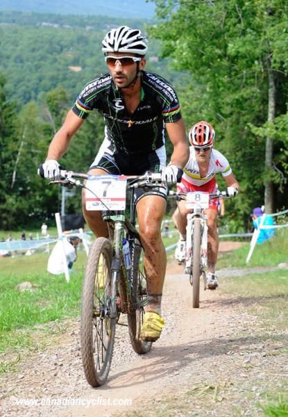 Manuel Fumic (Cannondale Factory Racing) was in the early lead group.