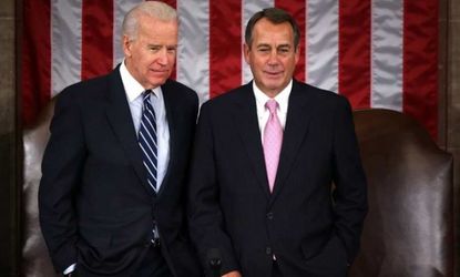 Vice President Joe Biden and House Speaker John Boehner