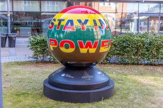 Lakwena Maciver, Staying Power - Expanding Soul Theme, installed in Leicester