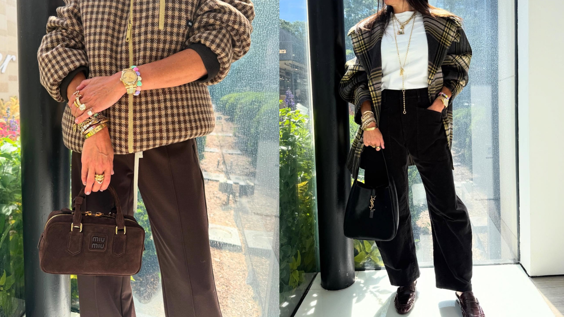 Marci Hirschleifer wearing fall outfits