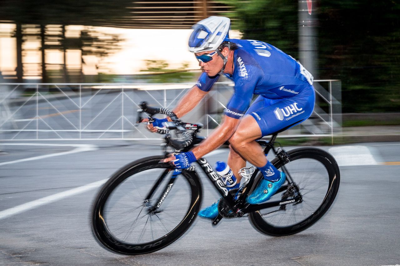 Travis McCabe (UnitedHealthcare) before taking the win