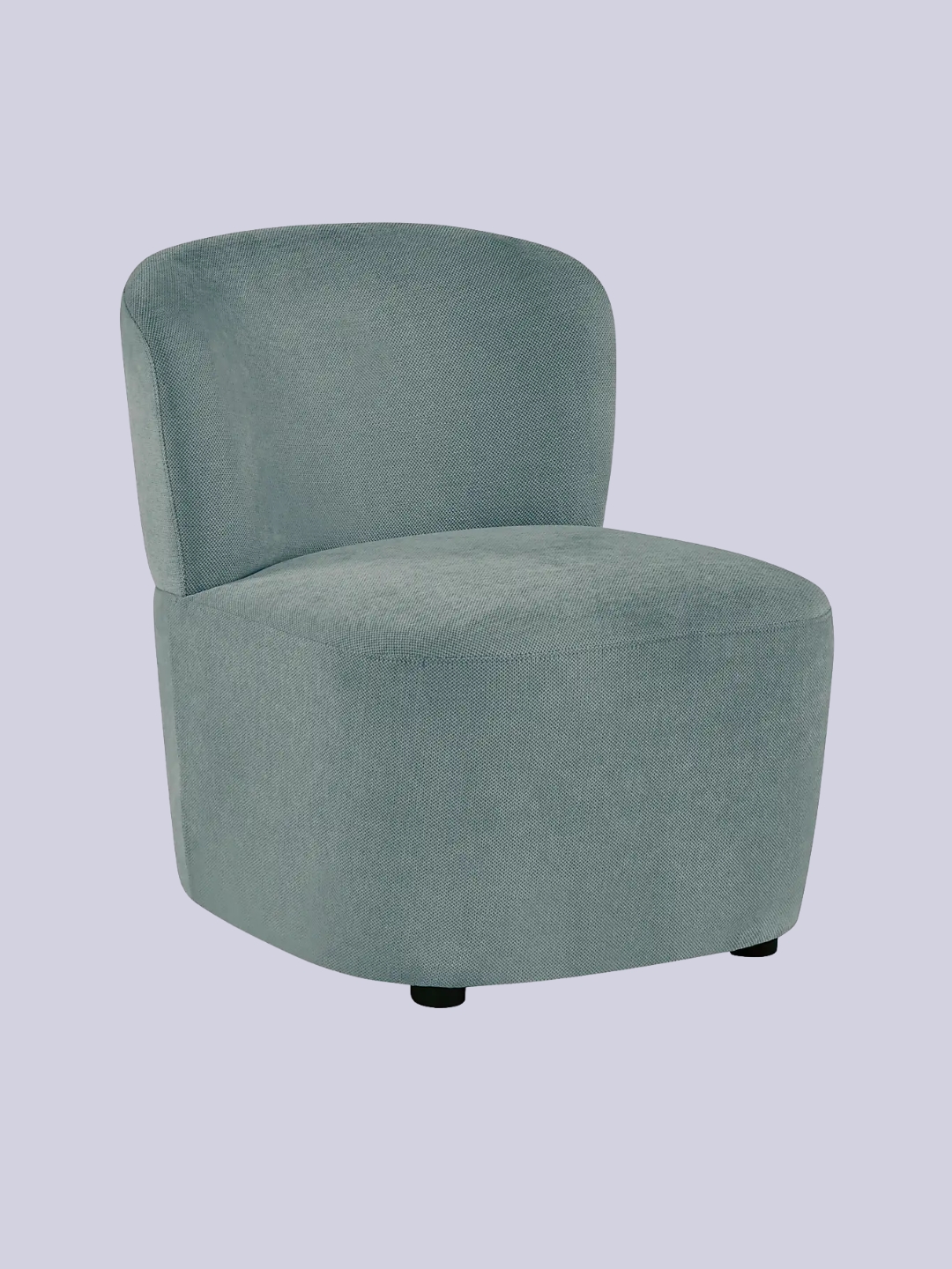 Dunelm, Lunetta Chenille Armless Accent Chair