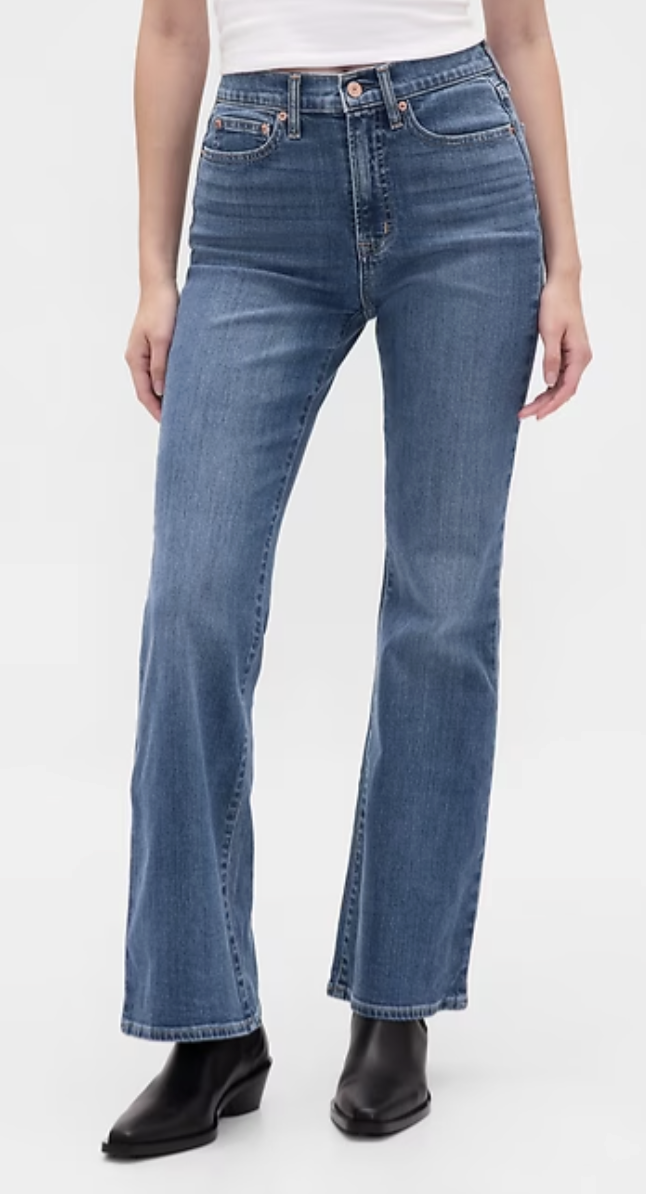Gap, High Rise &#039;70s Flare Jeans