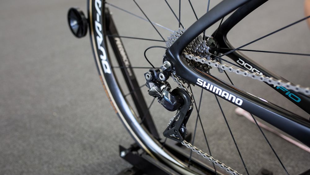 A closer look at the rear triangle