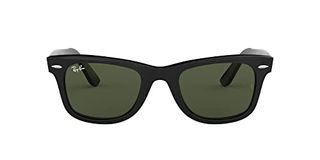 Ray-Ban Rb2140 Original Wayfarer Square Sunglasses, Black/g-15 Green, 50 Mm