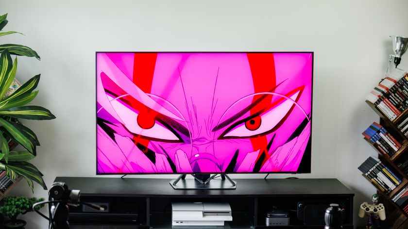 Samsung QN90F Neo QLED TV in a living room