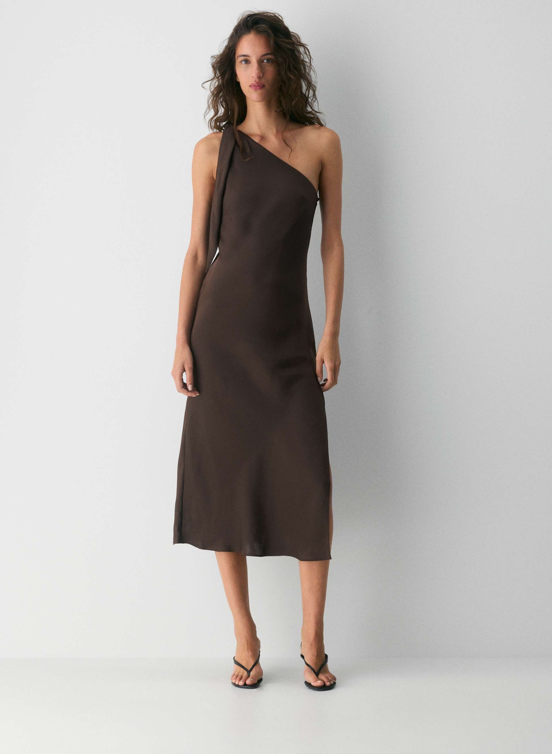 Ten, Champagne Satin Dress