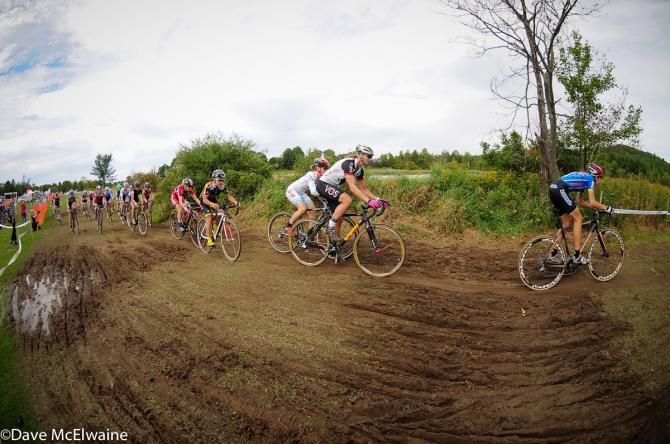 European Champion Helen Wyman (Kona Factory Team) taking the hole shot