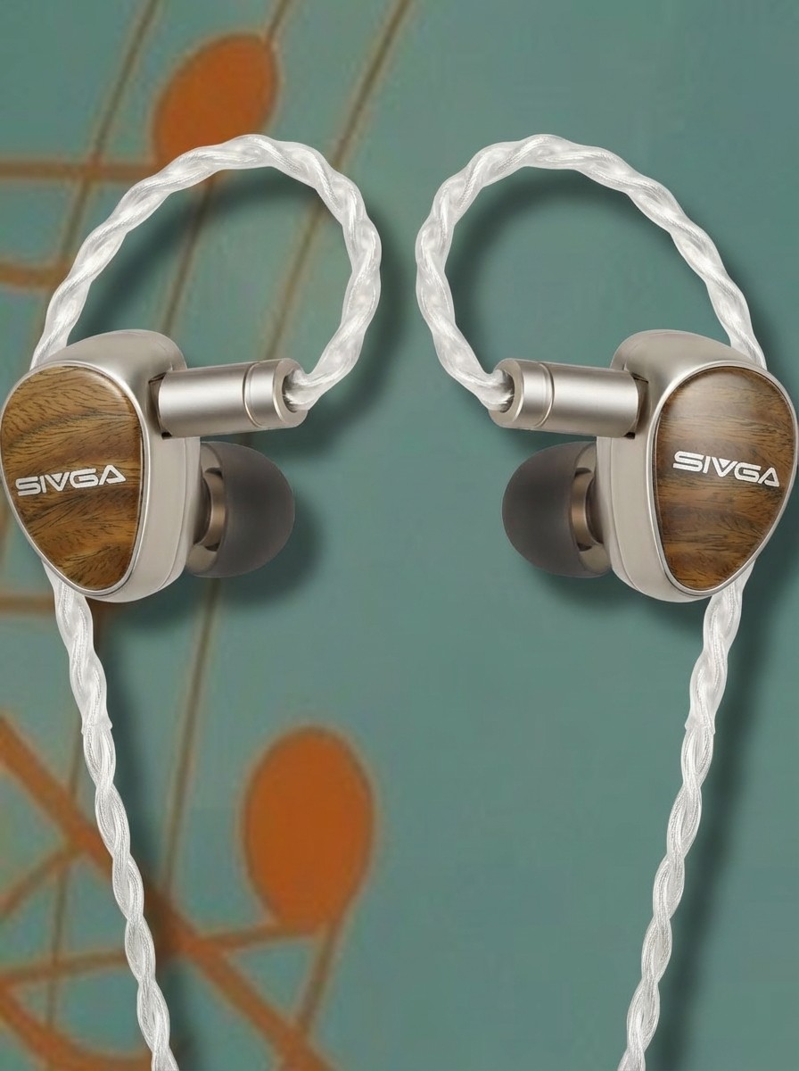 A range of audio equipment. 