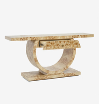 Chloe burl wood console table| Was $2,498, now $1,748, Lulu and Georgia