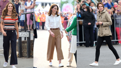 Kate middleton superga white hot sale sneakers