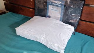 Caramel Quin product shot of Snuggledown Hotel Luxurious Side Sleeper Pillow with case