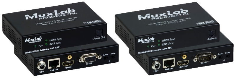 MuxLab Releases HDMI/RS232 Extender Kit