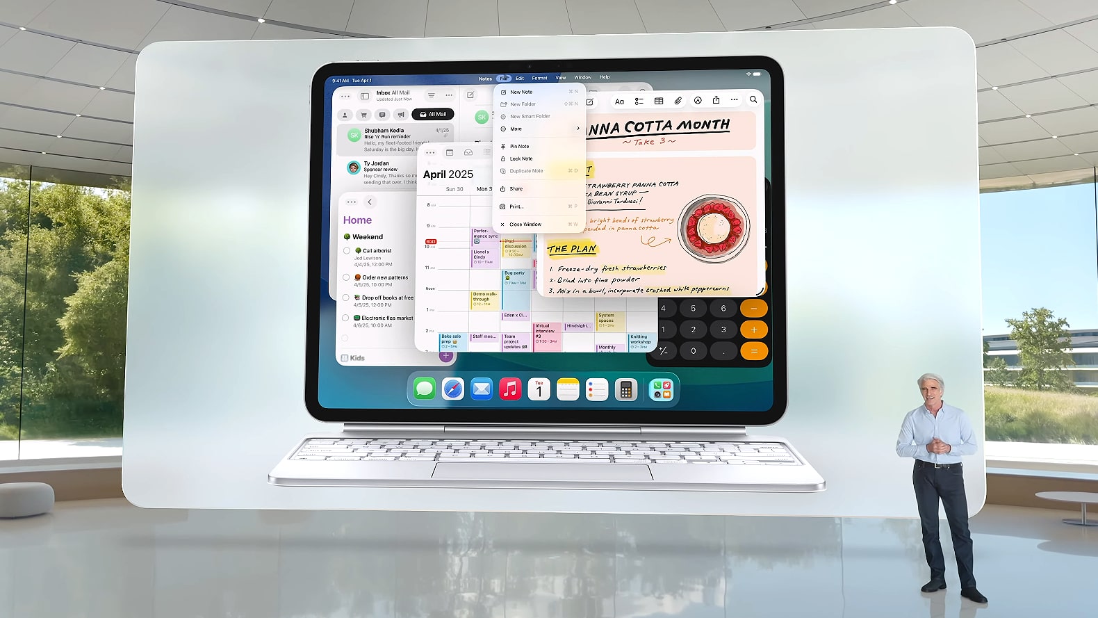 iPadOS 26 being introduced at Apple&#039;s Worldwide Developers Conference (WWDC) in June 2025.