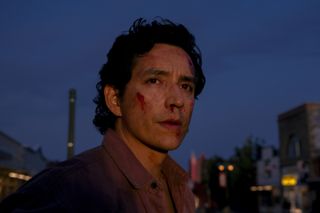 A close up of actor Gabriel Luna in HBO's The Last of Us.