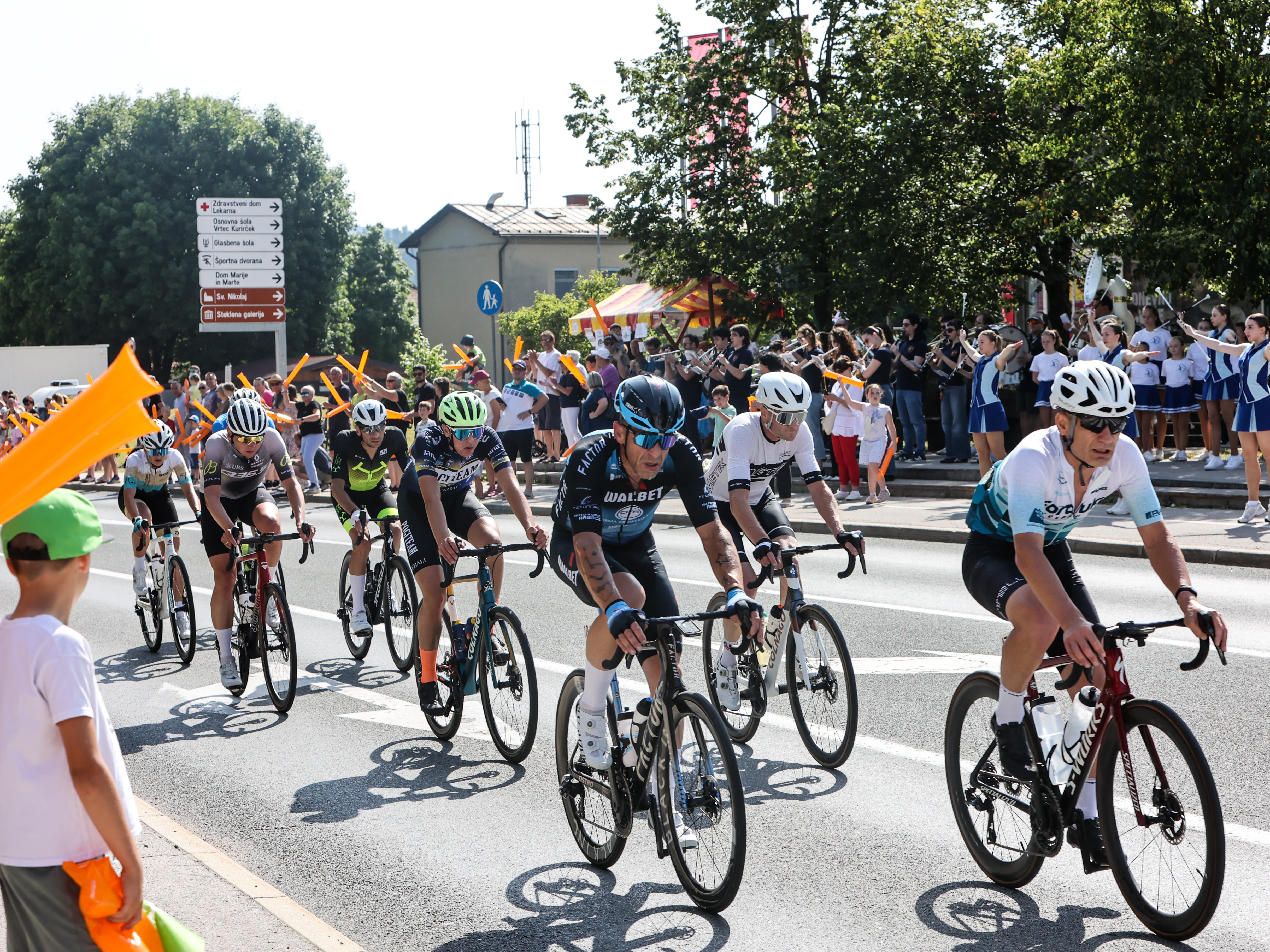 Riders at the Maraton Franja BTC City
