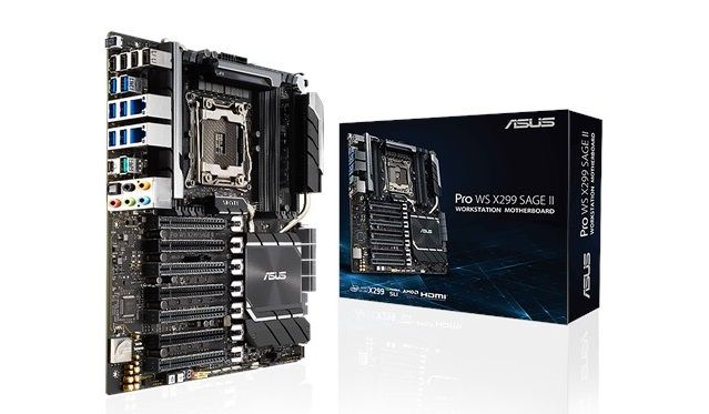 Asus Tempts Power Users With Pro WS X299 Sage II Workstation Asus Tempts Power Users With Pro WS X299 Sage II Workstation