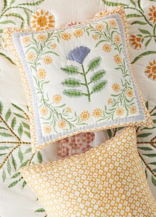 picture of cushions from Anthropologie