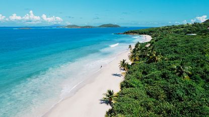 A white-sand beach in Puerto Rico