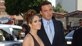 ben affleck jennifer lopez during gigli premiere at national theatre in westwood, california, united states photo by gregg deguirewireimage