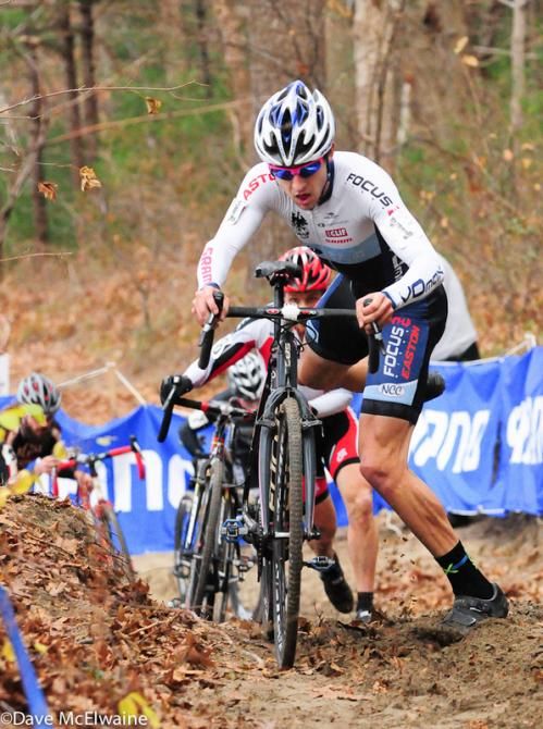 Jeremy Durrin (JAM Fund/ NCC/ Vittoria) on one of the run-ups