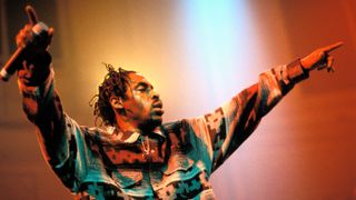 Rapper Coolio performs live on stage at Paradiso in Amsterdam, Netherlands on 17 January 1996