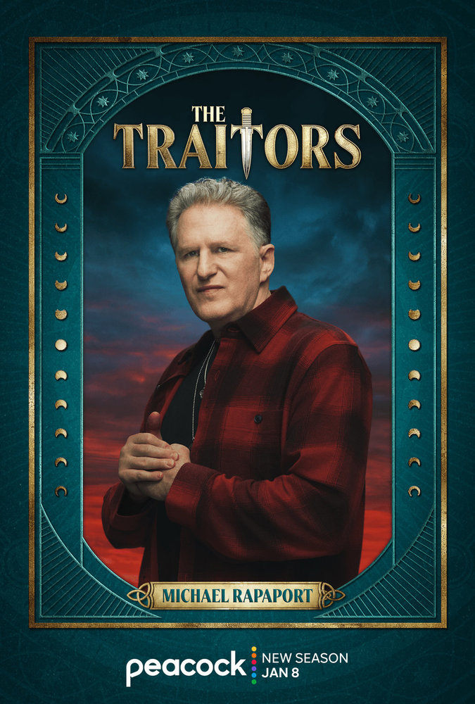 Michael Rapaport's portrait for 'The Traitors' season 4.